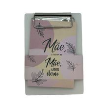 Bloco para Anotação com Prancheta - Mãe, Amor Eterno - 9,6x13,5cm  - 1 unidade - Magazine 25