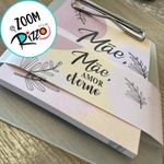 Bloco para Anotação com Prancheta - Mãe, Amor Eterno - 9,6x13,5cm  - 1 unidade - Magazine 25