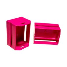 Mini Caixote - Pink - 12x7cm - 1 UN - Magazine 25