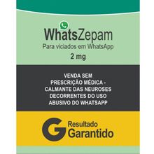 Litoarte WhatsZepam -19cm x 24cm - 1 Unidade - Magazine 25