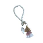 Cordão Decorativo - Branco Pompom Triplo - 32cm - 1 unidade - Magazine 25