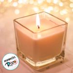 Pote de Vidro Quadrado para Vela - 6x6cm - 1 unidade - Magazine 25 - Magazine 25