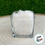 Pote de Vidro Quadrado para Vela - 6x6cm - 1 unidade - Magazine 25 - Magazine 25