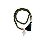 Cordão Decorativo - Verde Pompom - 32cm - 1 unidade - Magazine 25