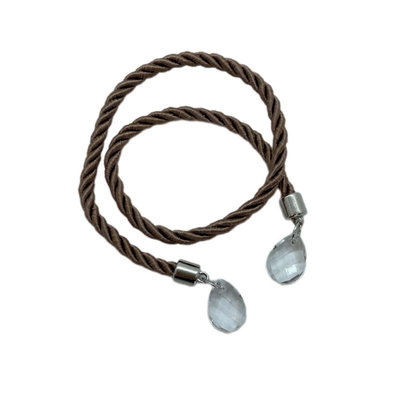 Cordão Decorativo - Marrom Pingente - 32cm - 1 unidade - Magazine 25