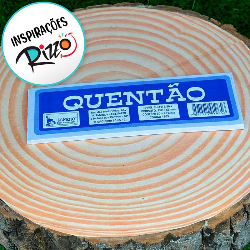 Talão de Quentão  - 100 unidades - Magazine 25