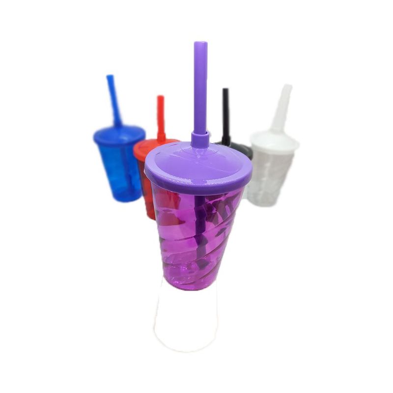 Copo de Plástico Twist Roxo 400 mL - LSC Toys - 01 Unidade - Magazine 25