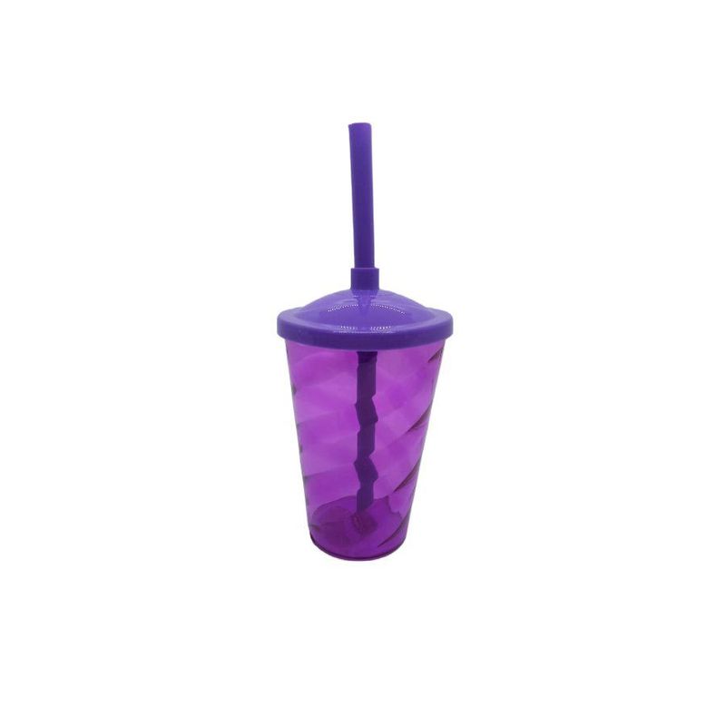 Copo de Plástico Twist Roxo 400 mL - LSC Toys - 01 Unidade - Magazine 25
