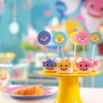 Pick Decorativo Festa Baby Shark - 12 Unidades - Cromus - Magazine 25