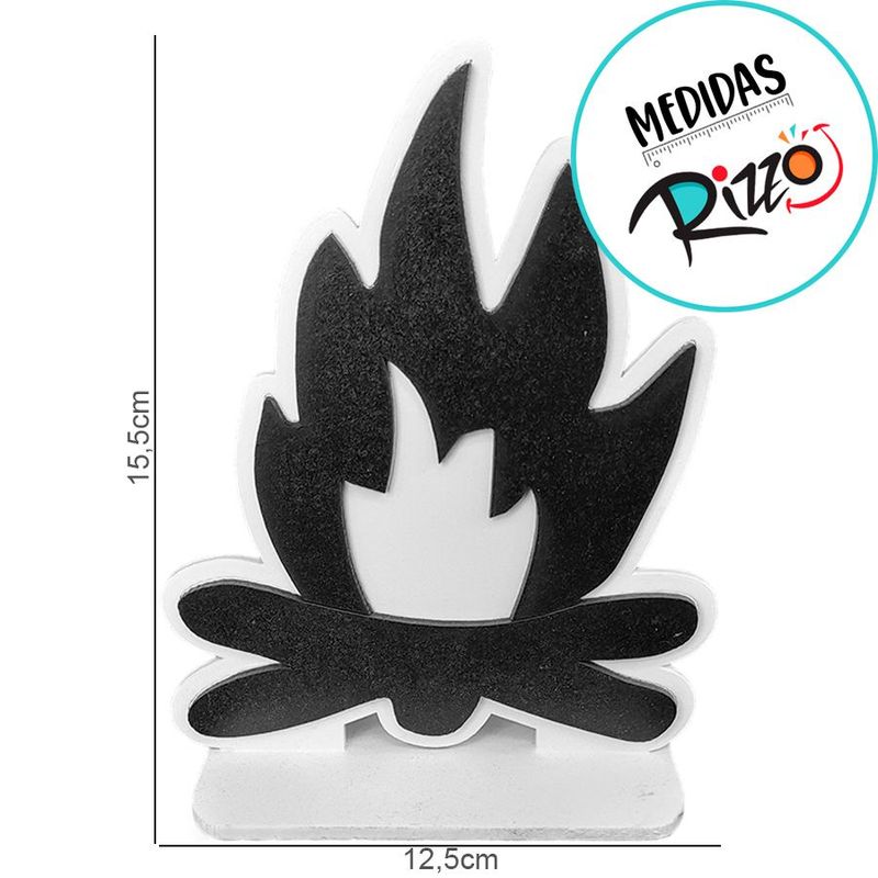 Enfeite MDF - Fogueira - 1 unidade - Magazine 25