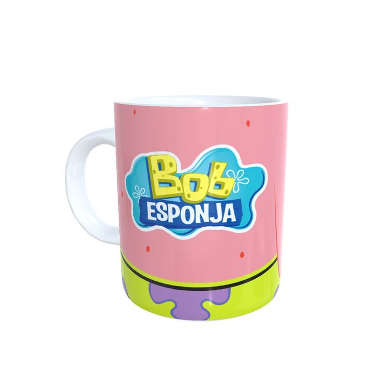 Caneca de Porcelana Patrick Estrela - 1 unidade - Magazine 25