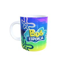 Caneca de Porcelana Bob Esponja e Seus Amigos - 1 unidade - Magazine 25