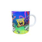 Caneca de Porcelana Bob Esponja e Seus Amigos - 1 unidade - Magazine 25