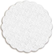 Fundo Rendado Redondo Branco 7cm - 100 unidades - Cromus - Magazine 25