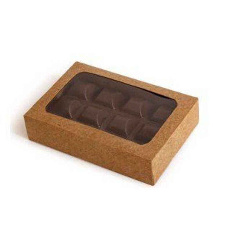 Caixa Envelope Tablete - Kraft 12 Gomos -10 unidades - Crystal - Rizzo Embalagens