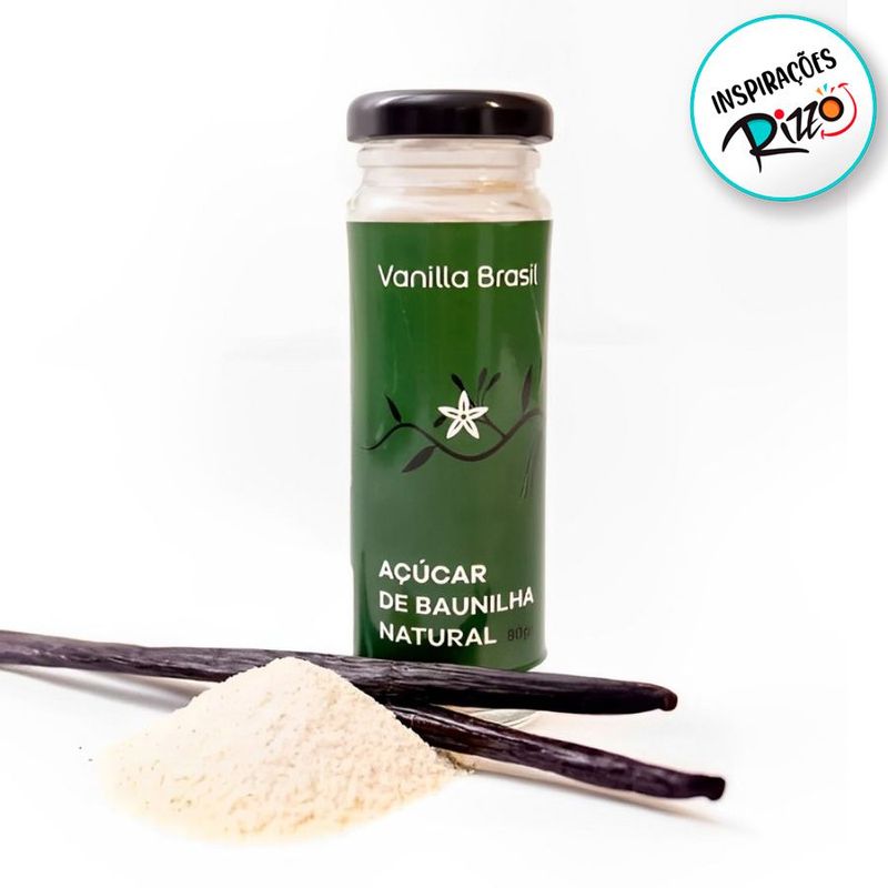 Açúcar de Baunilha Natural - 80gr - 1 unidade - Vanilla Brasil - Magazine 25