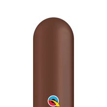 Balão de Festa Canudo 350" - Chocolate Brown (Chocolate Marrom)  - 1 unidade - Qualatex - magazine 25