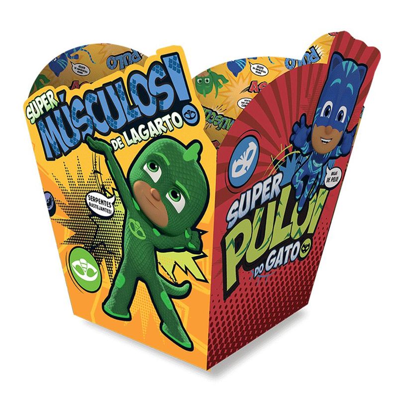 Cachepot Pequeno de Festa PJ Masks 2 - 4 Unidades Regina Magazine 25