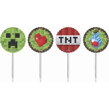 Toppers para Doces e Salgados - Mini Pixels - 8 unidades - Junco - Rizzo