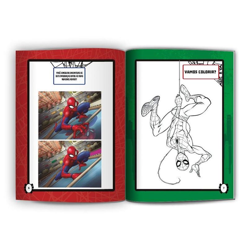 Livro Explorando Aventuras - Homem-Aranha Com Tatuagens - 01 Unidade - Culturama - Magazine 25