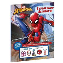 Livro Explorando Aventuras - Homem-Aranha Com Tatuagens - 01 Unidade - Culturama - Magazine 25
