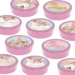 Latinha Lembrancinha Festa Unicórnio - 8cm - 20 unidades - Rosa - Rizzo Embalagens e Festas