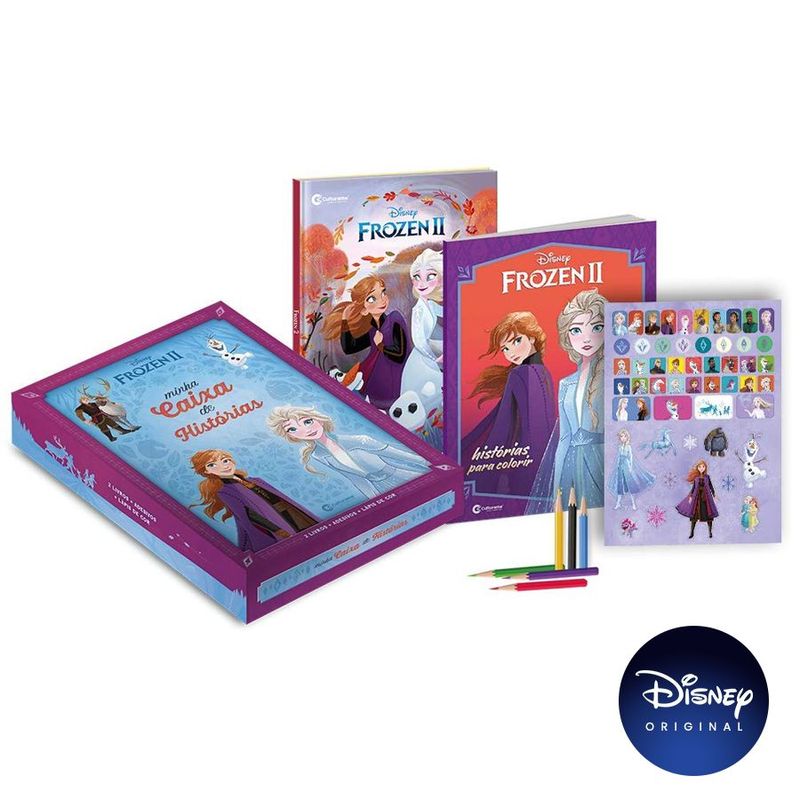 Livro Minha Caixa De Historias Frozen 2 - 01 Unidade - Culturama - Magazine 25