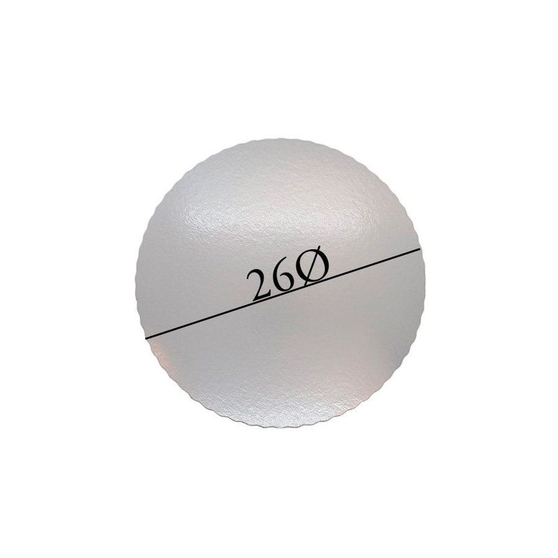 Cake Board Branco Serrilhado - 1 Unidade - Magazine 25