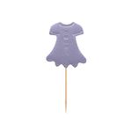 Pick Decorativo - Vestido Lilás - 4x5,5cm - 12 UN - Ref 0494 - Magazine 25