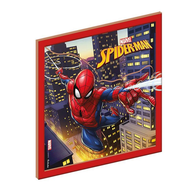 Quadro Decorativo Brasão Homem-Aranha em MDF - 1 unidade - Festcolor - Magazine 25