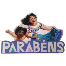 Painel Parabéns - Encanto - 1 unidade - Grintoy - Magazine 25