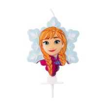 Vela Frozen - Anna - 1 unidade - Silver Festas - Magazine 25