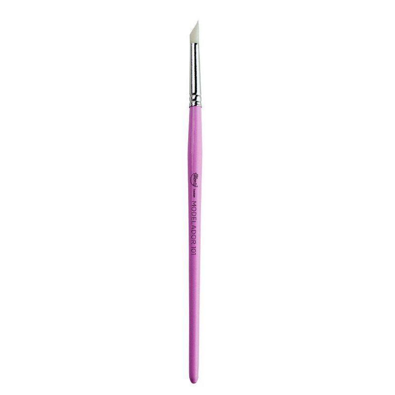 Pincel Artístico - N101 - Modelador Pequeno Magenta - 1 unidade - Cromus Linha Profissional Allonsy - Magazine 25
