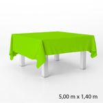 Toalha de Mesa Retangular em TNT - 140 x 500 cm - Verde Limão - 1 unidade - Best Fest - Magazine 25