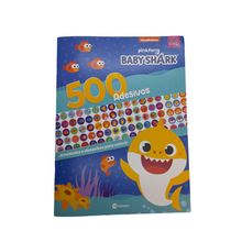 Livro 500 Adesivos Baby Shark - 1 unidade - Culturama - Magazine 25