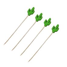 Palito Decorativo - Petiscos - Cacto Verde - 20 unidades - ArtLille - Magazine 25