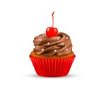 Forminha para Cupcake - Vermelho - 45 unidades - Plac - Magazine 25