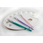 Paleta Para Pintura Branco - 09 Cavidades - 1 unidade - Cromus Linha Profissional Allonsy - Magazine 25