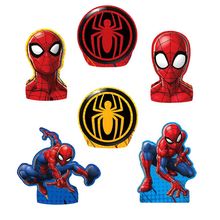 Kit Enfeite De Mesa Homem-Aranha
 - 6 unidades - Piffer - Magazine 25