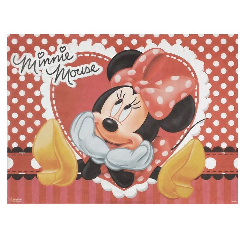 Painel Grande TNT Minnie Mouse -1,40x1,03cm - 1 unidade - Piffer - Magazine 25