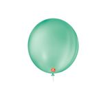 Balão de Festa Látex Liso 9''23cm Redondo  - Tiffany - 50 unidades - Balões São Roque - magazine 25