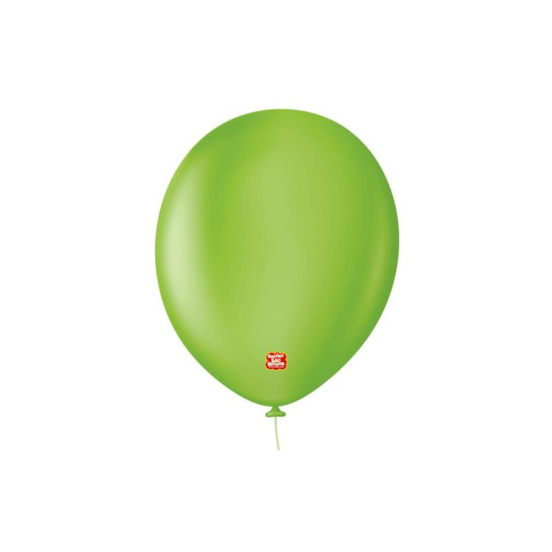 Balão Profissional Premium Uniq 9''23cm - Verde Citrico - 25 unidades - Balões São Roque - Rizzo