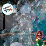 Balão de Festa Látex Liso 9''23cm Redondo  - Transparente - 50 unidades - Balões São Roque - magazine 25
