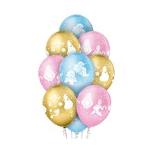 Balão de Látex - Jardim das Princesas - 12" 31cm  - 10 unidades - Regina Festas - Magazine 25