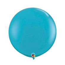 Balão Gigante de Festa em Latex 3ft (90cm) - Tropical Teal (Azul Tropical) - 2 unidades - Qualatex - magazine 25
