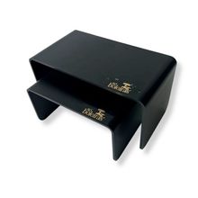 Kit Suporte para Doces Elevadores Fosco - Preto - 2 unidades - Só Boleiras - Magazine 25