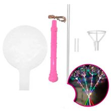 Kit Bubble Rosa com Led Colorido - 18'' - 1 unidade - magazine 25