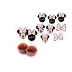 Pick Decorativo - Minnie Mouse Rosa - 8 unidades - Regina - Magazine 25