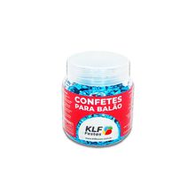 Confete Metalizado Redondo 50g - Azul Turquesa - 1 unidade - Magazine 25