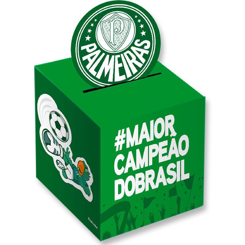 Caixa Pop Up - Palmeiras - 8 unidades - Festcolor - Magazine 25